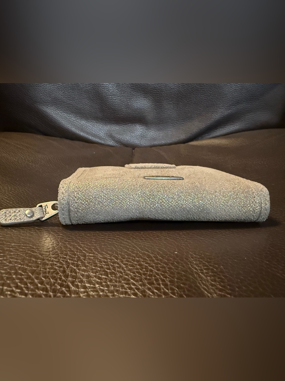 Fossil Women's Sparkle Wallet in Metallic Silver - Picture 5 of 5